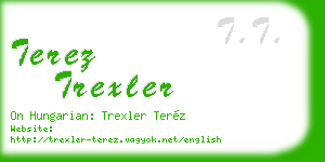 terez trexler business card